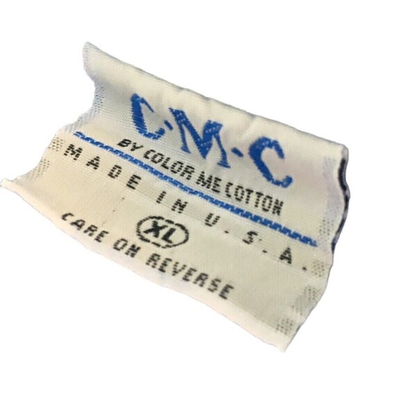 Color Me Cotton Top Women's Size XL Blue 3/4 Sleeve Button Up Cotton - Picture 5 of 6